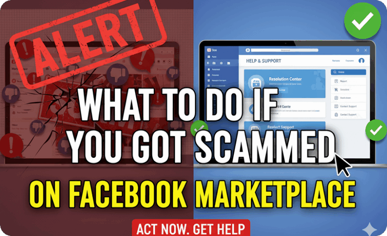 What to do if scammed Facebook…