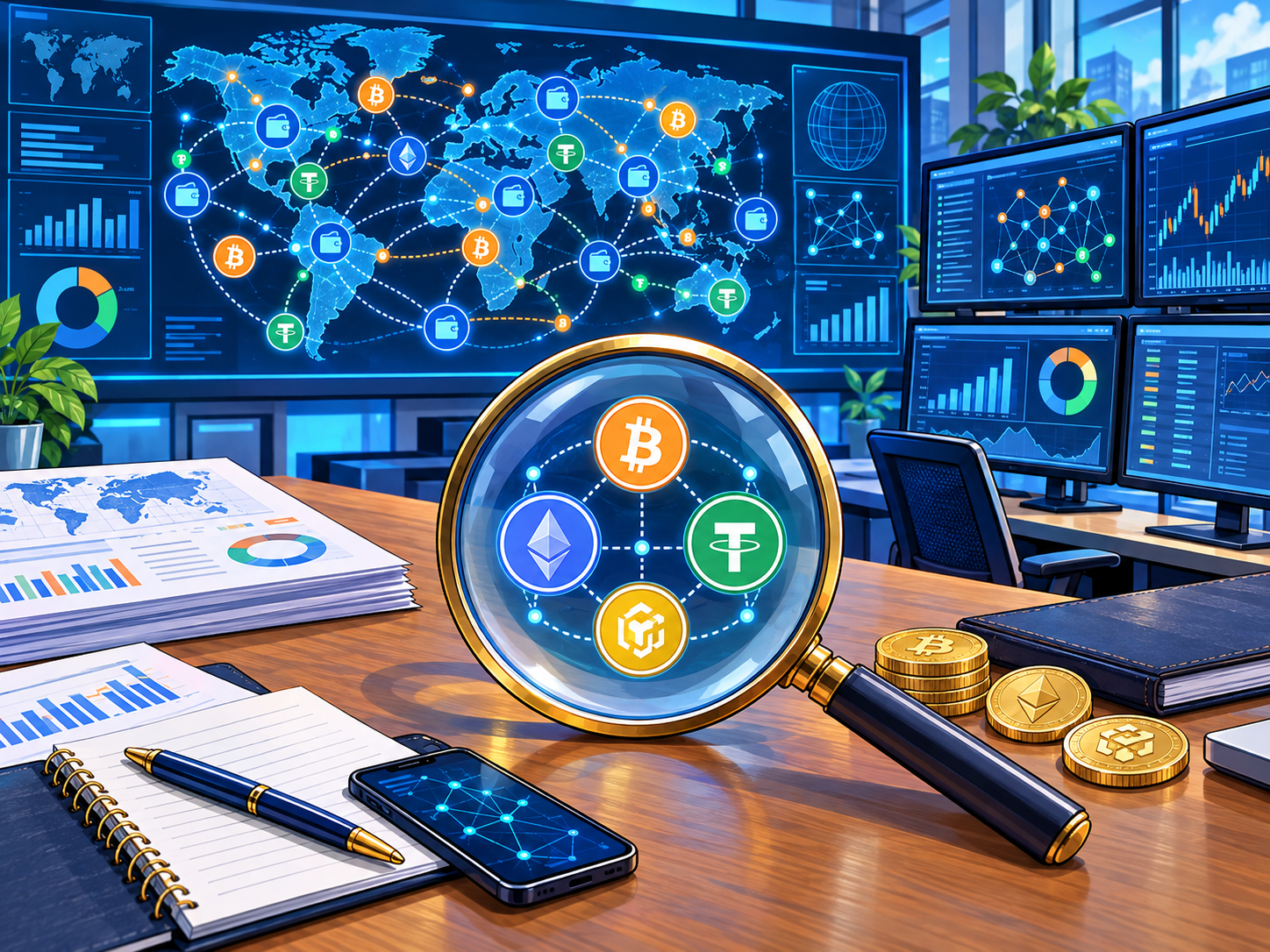 Cryptocurrency wallet analysis workstation